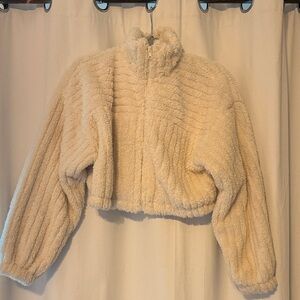 Le Lis Cream Teddy Jacket